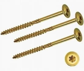 Wkręty ciesielskie łeb talerzowy CS do drewna Koelner 6x160 mm TORX 100 szt