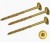 Wkręty ciesielskie łeb talerzowy CS do drewna Koelner 6x160 mm TORX 100 szt