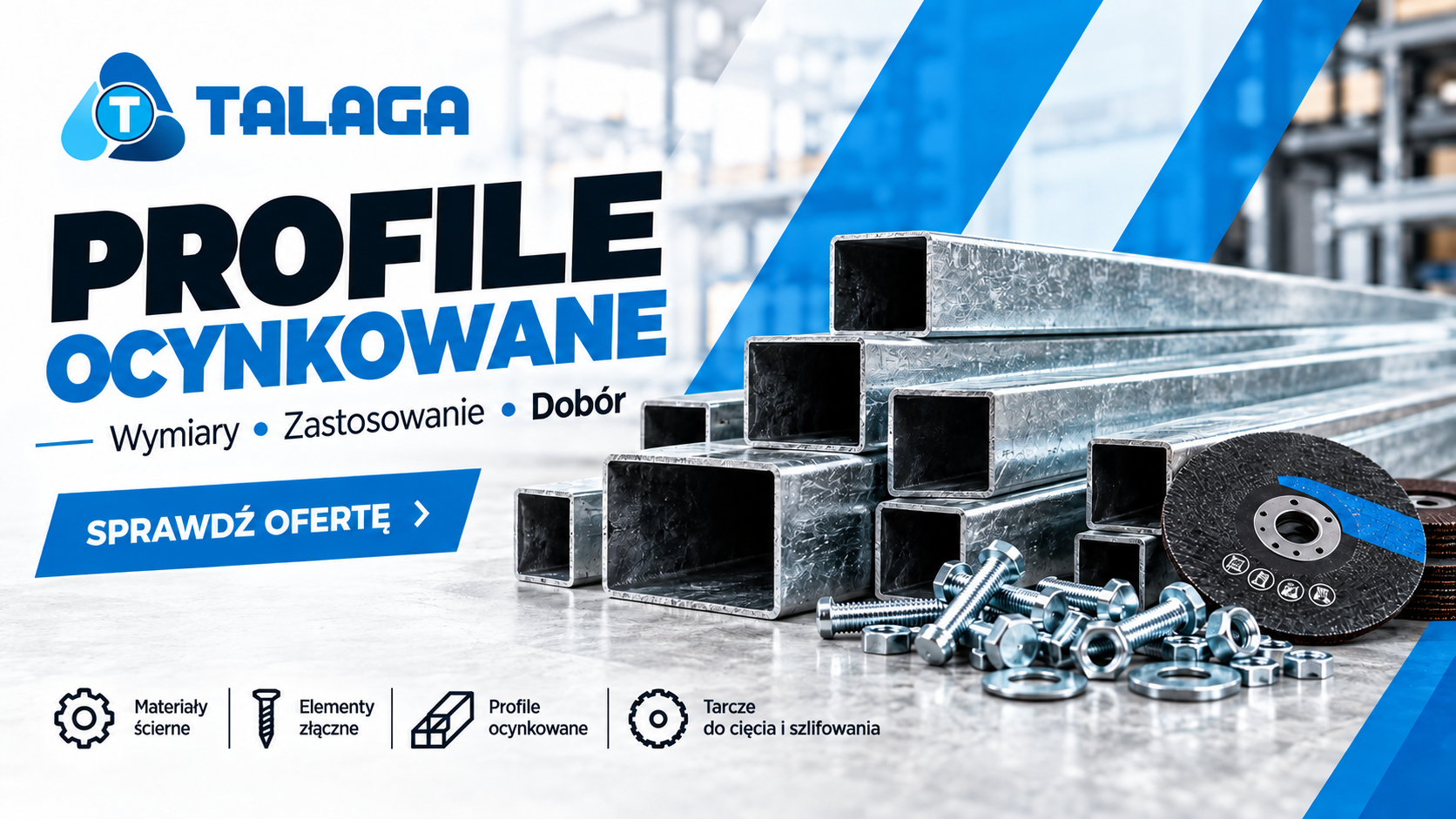 Profile ocynkowane – wymiary, ceny i zastosowanie